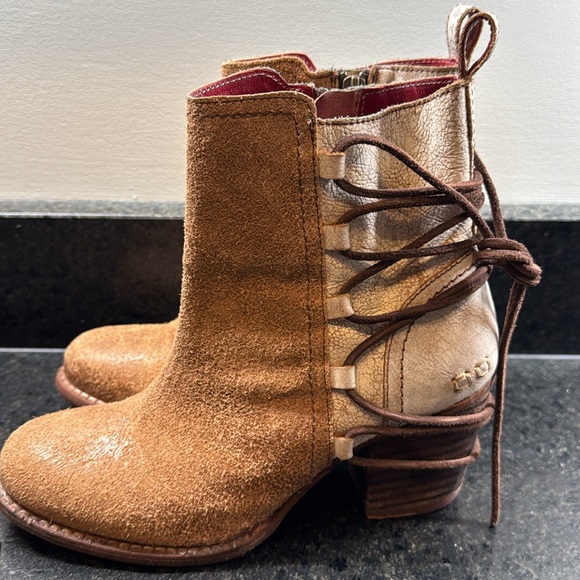 BED|STU Booties with leather strap detail - Picture 3 of 8